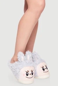 Mischievous Monster Fluffy Slippers