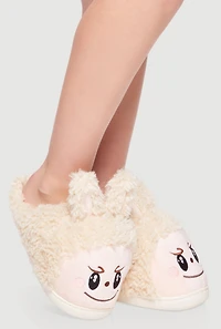 Mischievous Monster Fluffy Slippers