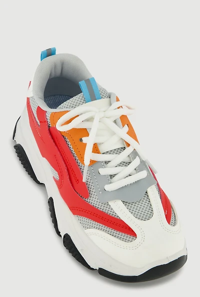 Lace Up Chunky Sneakers