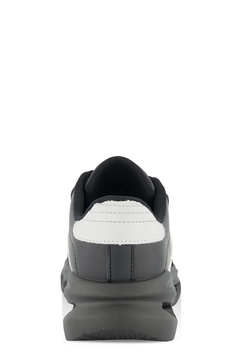 Womens Cut Out Sole Lace Up Sneakers, Black, Size 6.5