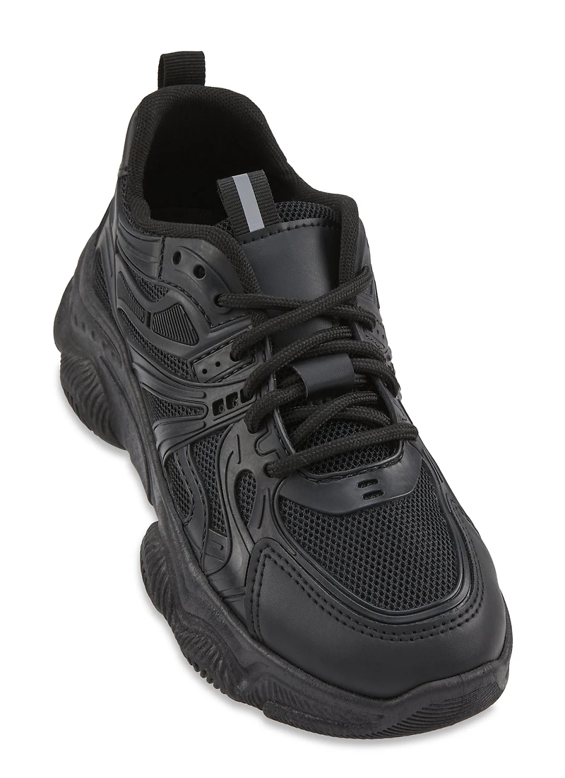 Lace Up Chunky Sole Sneakers