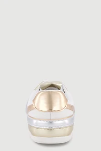 Contrast Low Top Sneakers