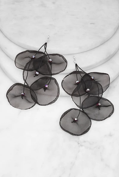 Tiered Flower Petal Earrings