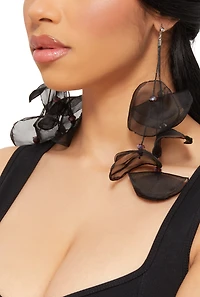 Tiered Flower Petal Earrings