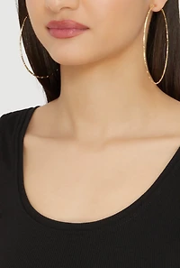 Assorted Hoop and Bow Stud Earrings Set of 9