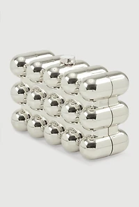 Bubble Metallic Clutch