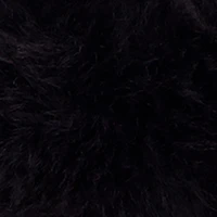 3D Color Block Hearts Faux Fur Hand Bag