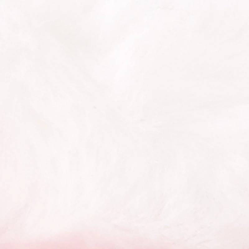 3D Color Block Hearts Faux Fur Hand Bag