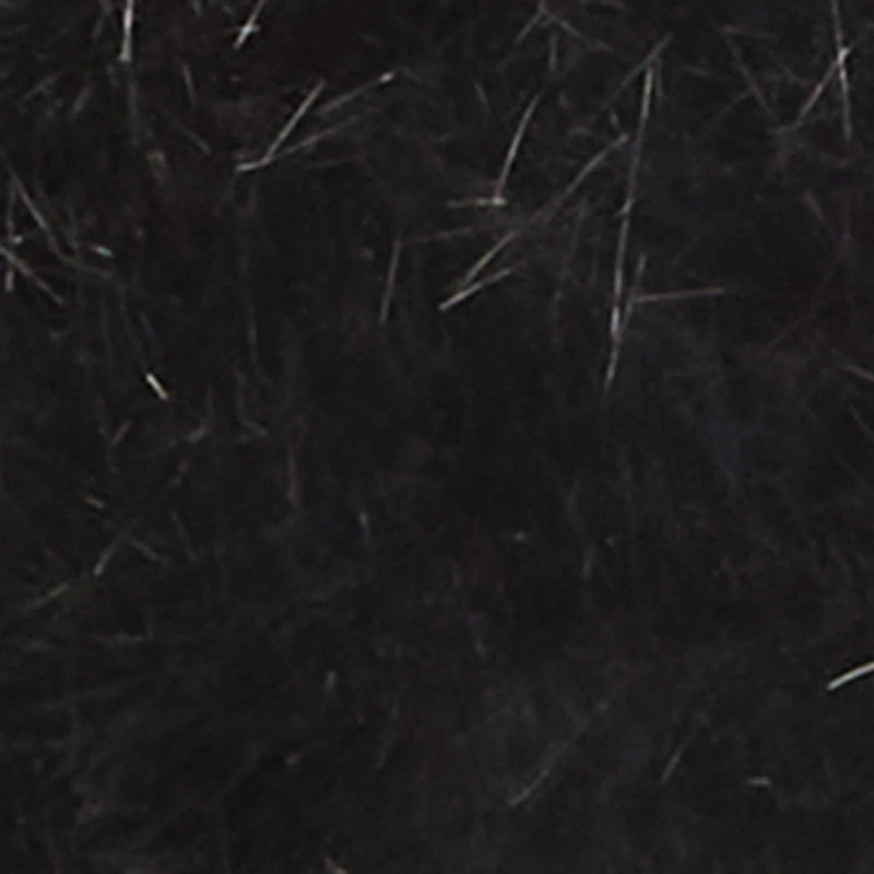 Faux Pearl Chain Detail Faux Fur Hobo Bag