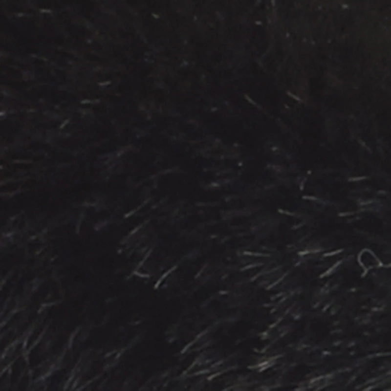 Faux Fur Knot Handle Handbag