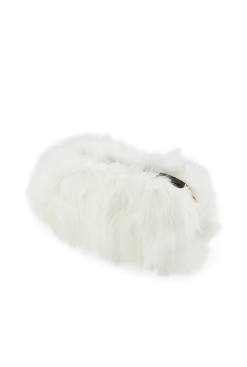 Faux Fur Hand Muff Crossbody Bag