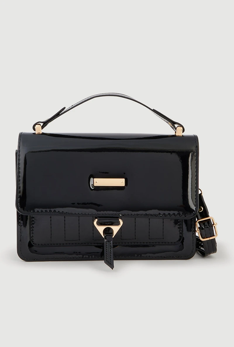 Top Handle Convertible Crossbody Bag