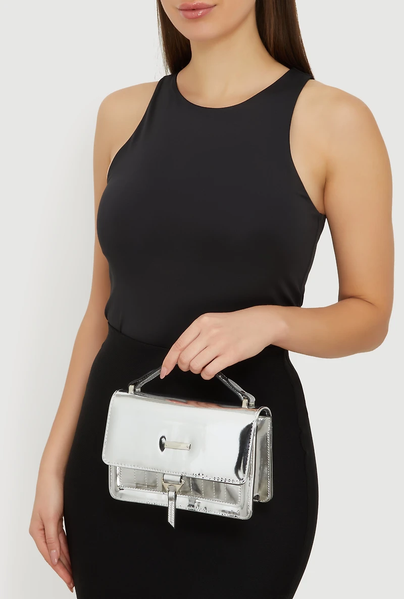 Top Handle Convertible Crossbody Bag