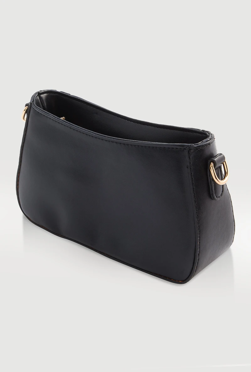 Lace Up Detail Crossbody Bag