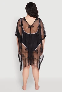 Butterfly Fringe Swim Cover Up