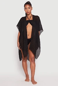 Chevron Cover Up Kimono