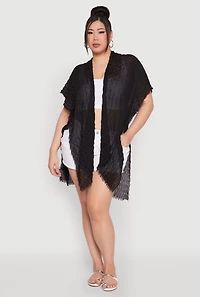 Chevron Cover Up Kimono