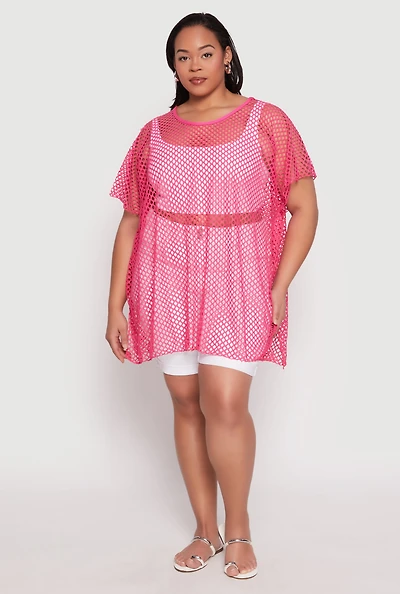 Fishnet Swim Cover Up