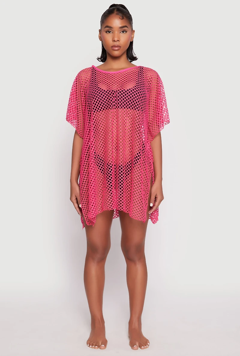 Fishnet Swim Cover Up