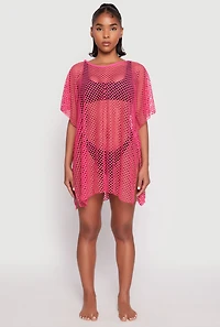 Fishnet Swim Cover Up