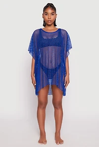 Fishnet Swim Cover Up