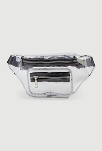 Double Zip Clear Fanny Pack