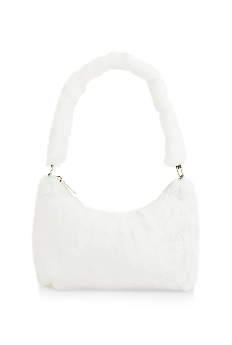 Faux Fur Shoulder Bag