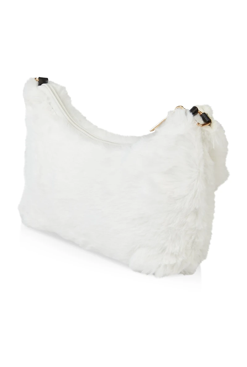 Faux Fur Shoulder Bag