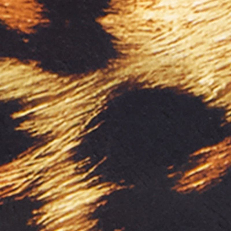 Leopard Print Clutch with Removable Chain Strap