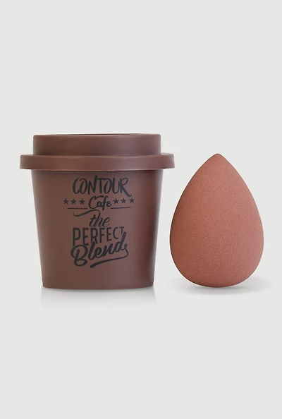 Womens Contour Cafe The Perfect Blend Beauty Sponge, Brown