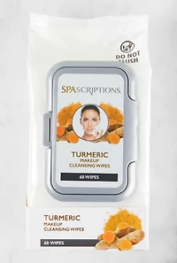 Womens Turmeric Makeup Cleansing Wipes, White