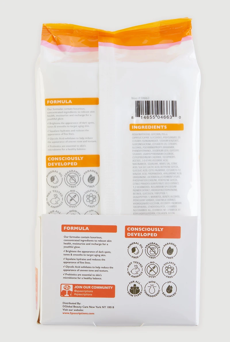 Brightening Vitamin C Cleansing Wipes