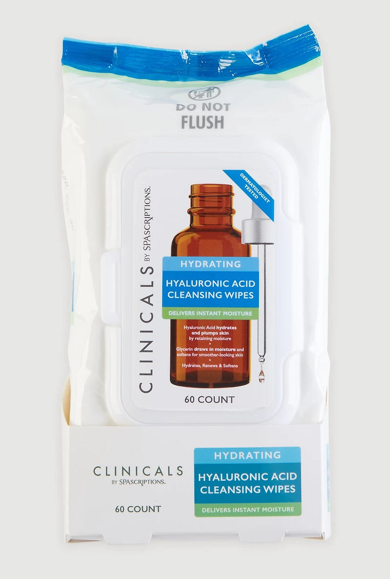 Hydrating Hyaluronic Acid Cleansing Wipes