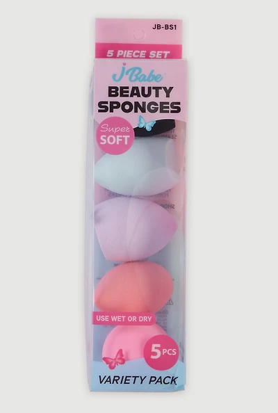 Jbabe Beauty Sponges 5 Piece Set