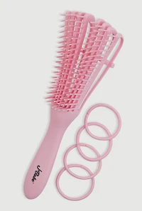 Detangling Flexi Brush with Hair Ties