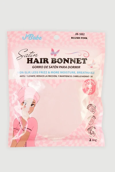 Solid Satin Hair Bonnet
