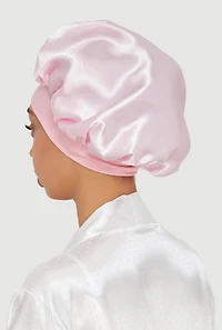 Solid Satin Hair Bonnet