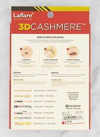 Womens Laflare 3D Cashmere Eyelashes Value Pack 5 Pairs, Black