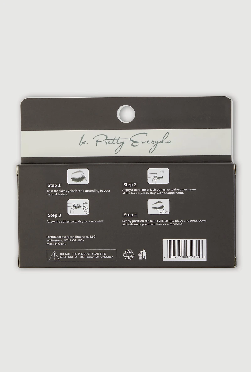 Fluffy Curl Natural False Eyelashes