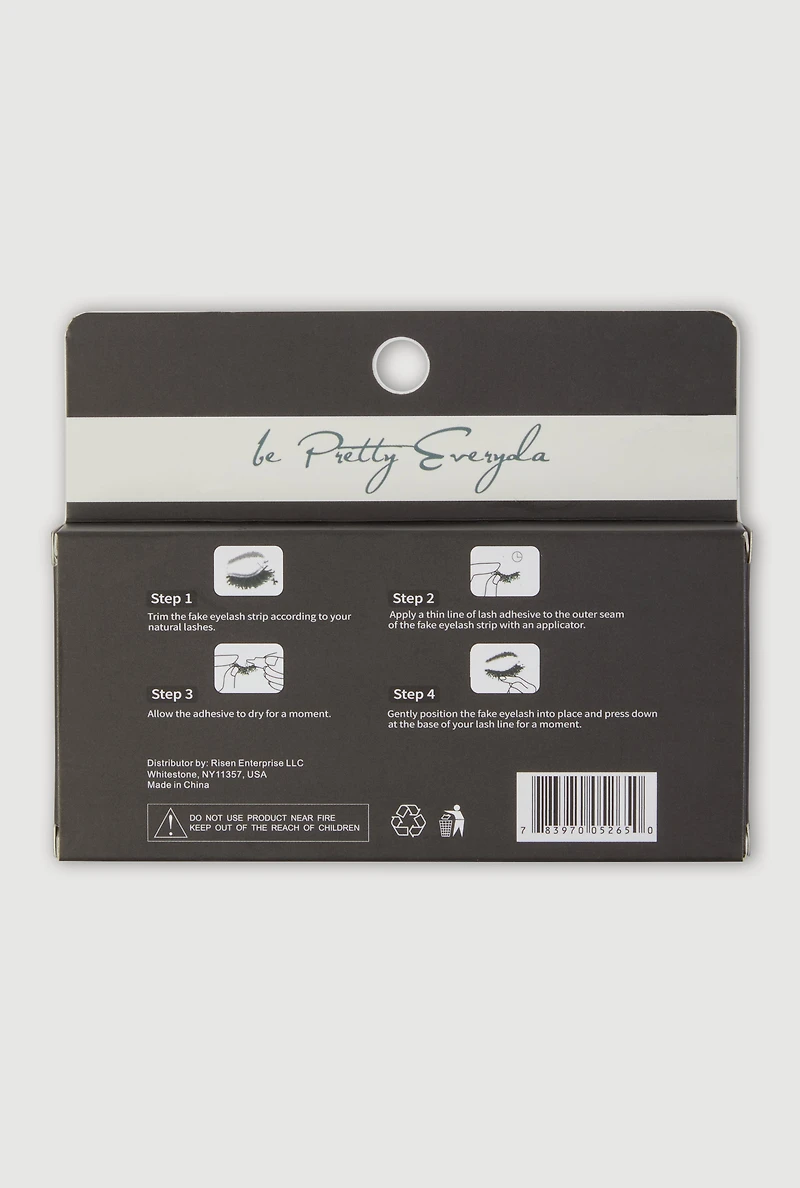 Fluffy Curled False Eyelashes