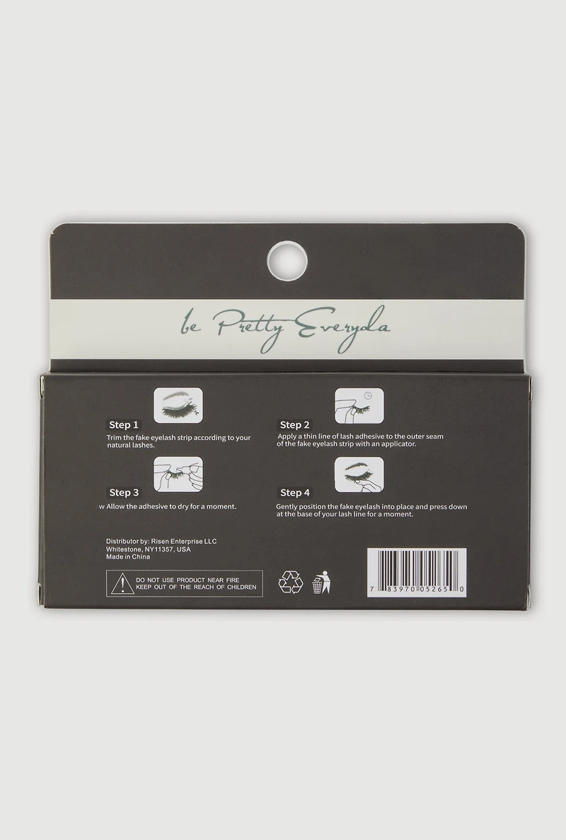 Bold Fluffy Curl Natural False Eyelashes