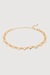 Circular Link Chain Belt