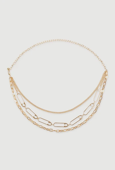 Layered Assorted Chain Belt