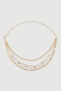 Layered Assorted Chain Belt