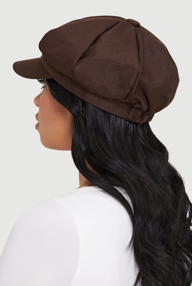 Sold Twill Cabbie Hat