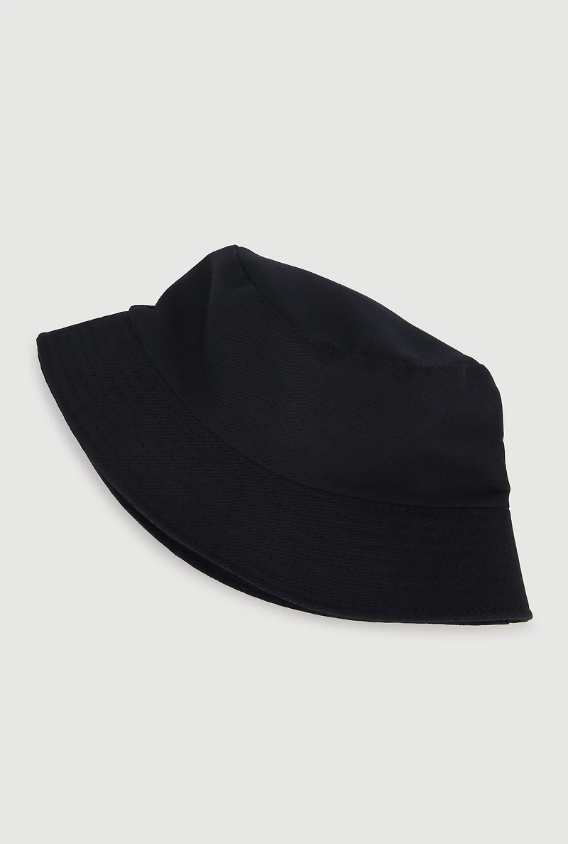 Solid Twill Bucket Hat
