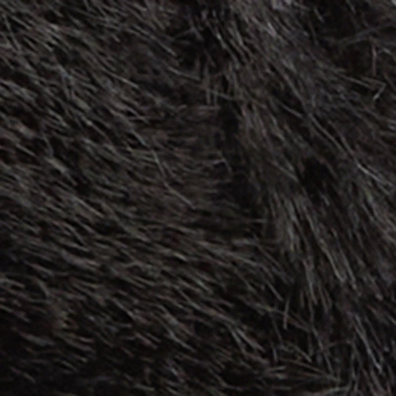 Faux Fur Cabbie Hat with Bow Detail