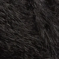 Faux Fur Cabbie Hat with Bow Detail