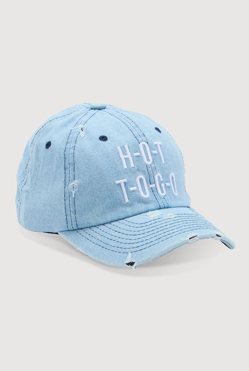 Womens Hot To Go Baseball Cap, Blue