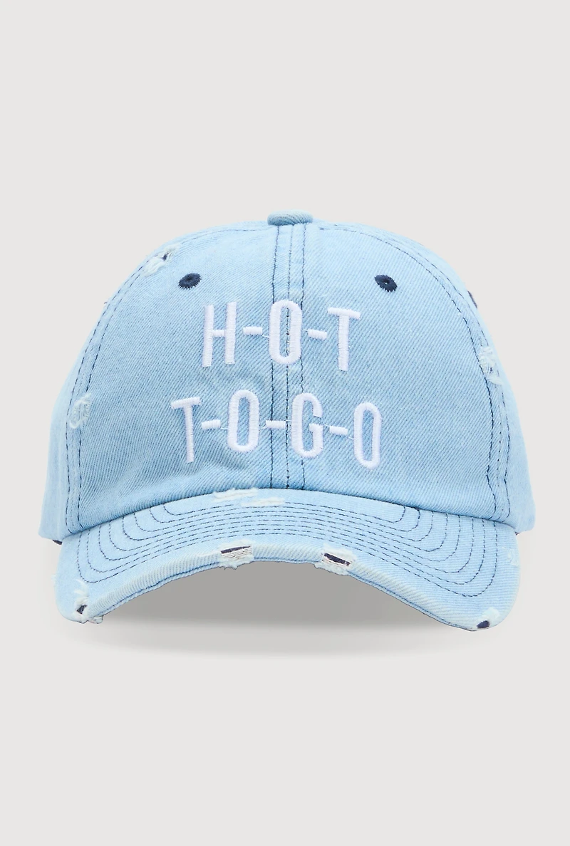 Womens Hot To Go Baseball Cap, Blue